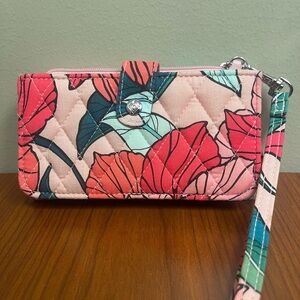 New Vera Bradley Floral Wristlet